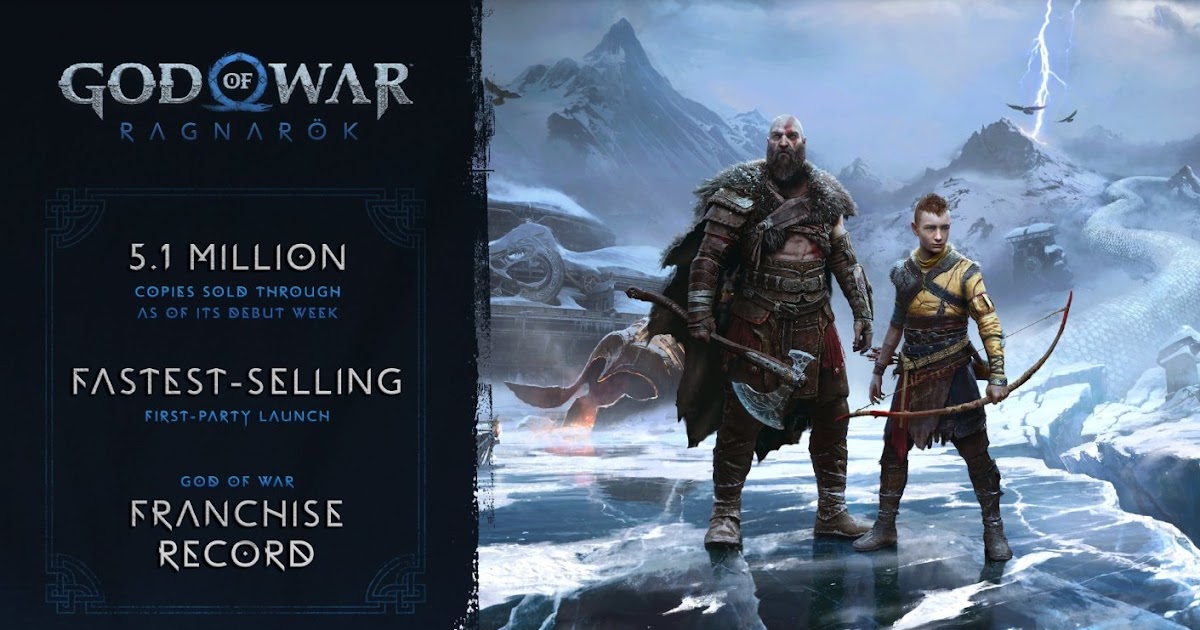 God of War Ragnarök (PS4/PS5) é o maior lançamento em vendas da história da  PlayStation - GameBlast